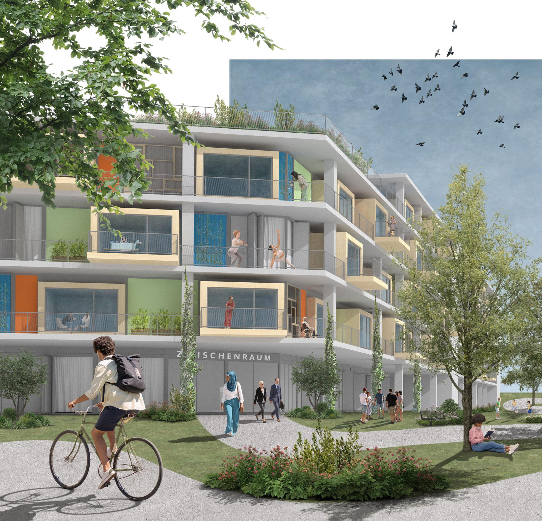 ZWISCHENRAUM Transformation vom Kaufhaus zum gemeinschaftlichen Wohnen